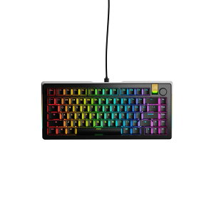 Glorious GMMK 3 PRO HE 75% Prebuilt Wired Black - US 75%�Q�[�~���O�L�[�{�[�h US�z�� �u���b�N�bGLO-KB-GMMK3-PRO-75-PB-HE-W-BLK-US