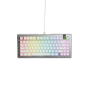 Glorious GMMK 3 PRO 75% Prebuilt Wired Silver - US RpNgL[{[h Vo[bGLO-KB-GMMK3-PRO-75-PB-FOX-W-SIL-US