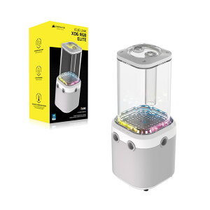 Corsair Hydro X Series iCUE LINK XD6 RGB ELITE WHITE (Pump reservoir unit) JX^p|v/U[o[R{ zCgbCX-9040014-WW