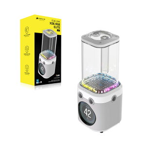 Corsair Hydro X Series iCUE LINK XD6 RGB ELITE LCD WHITE (Pump reservoir unit) JX^p|v/U[o[R{ zCgbCX-9040016-WW