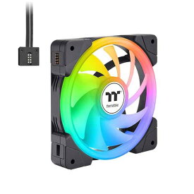 Thermaltake SWAFAN EX14 ARGB PC Cooling Fan TT Premium Edition 3 Fan Pack 着脱式ファンブレードとARGB LED搭載 140mmファンx3 ブラック｜CL-F168-PL14SW-A