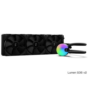 Fractal Design Lumen S36 v2 ̌^CPUN[[ 120mmt@×3bFD-W-L1-S3611