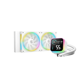 Deepcool LQ240 WH オールインワン水冷クーラー 120mmファン×2 ホワイト｜R-LQ240-WHDSMC-G-1