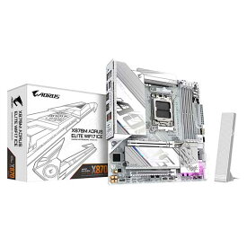 GIGABYTE X870M AORUS ELITE WIFI7 ICE Micro-ATX マザーボード ホワイト｜X870M A ELITE WF7 ICE