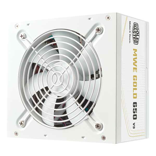 Cooler Master MWE Gold 650 V3 ATX 3.1 White Non-Modular PC電源ユニット 650W ホワイト｜MPE-6502-ACAAG-3GJP