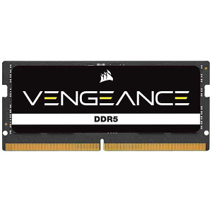 Corsair 16GB(16GBx1) DDR5 5600MT/s (PC5-44800) 48-48-48-90 SODIMM Unbuffered �u���b�N PCB 1.1V VENGEANCE SODIMM�bCMSX16GX5M1A5600C48