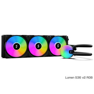 Fractal Design Lumen S36 v2 RGB ̌^CPUN[[ 120mmt@×3bFD-W-L1-S3612