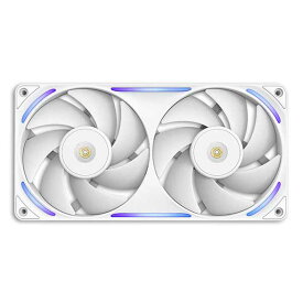 NZXT F240X RGB White PCケースファン 240mm シングルフレームファン ホワイト｜RF-U24PN-W1