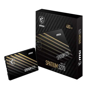 MSI SPATIUM S270 SATA 2.5" 容量480GB 2.5インチ 3D NAND 7mm｜S78-440E350-P83