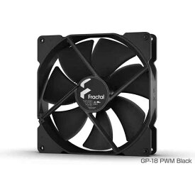 Fractal Design Dynamic X2 GP-18 PWM Black PWMケースファン ブラック｜FD-FAN-DYN-X2-GP18-PWM-BK