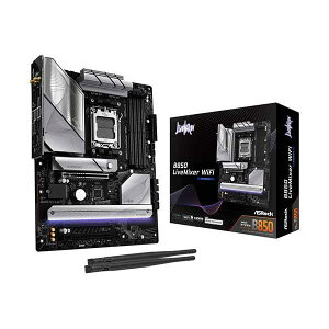 ASRock B850 LiveMixer WiFi ���i���R���|�[�l���g���� ATX�}�U�[�{�[�h�bB850 LiveMixer WiFi