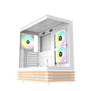 Thermaltake View 270 Plus WS ARGB Snow �s���[���X �~�h���^���[�^PC�P�[�X �z���C�g�bCA-1Y7-00M6WN-WS