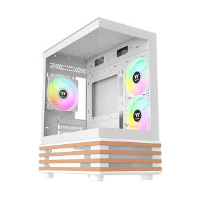 Thermaltake View 170 WS ARGB Snow �~�j�^���[�^PC�P�[�X �z���C�g�bCA-1Z4-00M6WN-WS