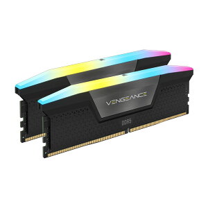 Corsair 96GB(48GBx2) DDR5 5600MT/s(PC5-44800) 40-40-40-77 UDIMM XMP 3.0 VENGEANCE RGB ubN RGB LED 1.25VbCMH96GX5M2B5600C40