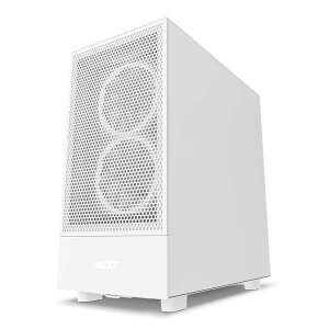 NZXT H5 Flow �R���p�N�g�� �~�h���^���[�p �G�A�t���[�P�[�X [�}�b�g�z���C�g]�bCC-H51FW-01