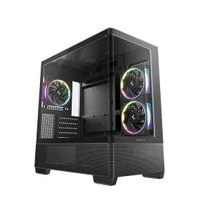 Deepcool CG380U 3F ��̌^�Ȗʃp�m���}�r���[ Micro-ATX�P�[�X�bR-CG380U-BKAGM3-G