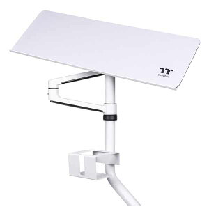 Thermaltake GSC/Accessory/Keyboard Tray/Steel+AluminumWhite/01 �V�~�����[�^�[�p�L�[�{�[�h�E�}�E�X�g���[ �z���C�g�bGSC-ACC-KBASWH-01