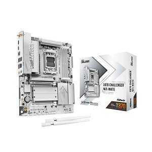ASRock X870 Challenger WiFi White ATX �}�U�[�{�[�h �z���C�g�bX870 Challenger WiFi White