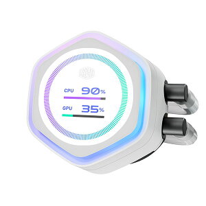 Cooler Master Flex-Kit : LCD White ���W���[�� �� MasterLiquid Atmos II ���� �N�[���[ �Ή� ���E�� ���̓}�E���g�bRL-LCFK-FLCD-RW
