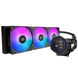 Cooler Master ML Core Nex Digital 360 Black ARGB �ȈՐ��� CPU�N�[���[ �u���b�N�bMLX-D36M-A18PA-RD