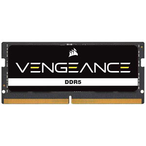 Corsair VENGEANCE 16GB(16GBx1) DDR5 4800MHz(PC5-38400) SODIMM Unbuffered 40-40-40-77 Black PCB 1.1V�bCMSX16GX5M1A4800C40