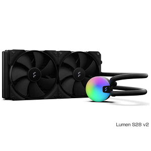 Fractal Design Lumen S28 v2 �����̌^CPU�N�[���[ 140mm�t�@��×2�bFD-W-L1-S2811