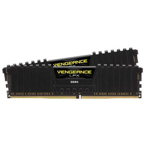 �y�|�C���g10�{���v�G���g���[�zCorsair 16GB(8GBx2) DDR4 3200MHz (PC4-25600) 16-20-20-38 288pin DIMM Unbuffered Vengeance LPX�u���b�N 1.35V XMP 2.0�bCMK16GX4M2E3200C16