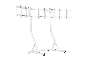 Thermaltake Triple Racing Monitor Stand/Steel/White �X�`�[�����X�^���h �z���C�g�bGEA-RMS-TMSWHT-01