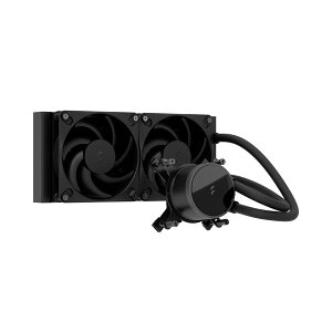 Fractal Design Radius 240 Black �ȈՐ���CPU�N�[���[ 120mm�t�@��×2 �u���b�N�bFD-W-RA1-2401