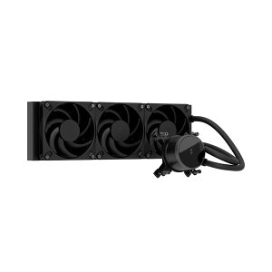 Fractal Design Radius 360 Black �ȈՐ���CPU�N�[���[ 120mm�t�@��×3 �u���b�N�bFD-W-RA1-3601