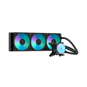 Fractal Design Radius 360 RGB Black �ȈՐ���N�[���[ 120mm ARGB LED�t�@��×3 �u���b�N�bFD-W-RA1-3602