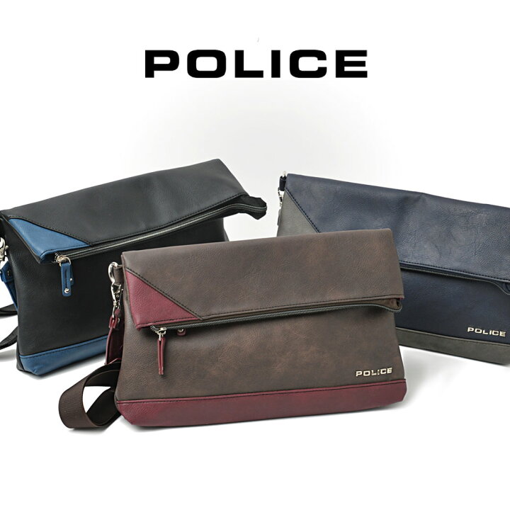 楽天市場 クラッチバッグ メンズ ブランド ショルダーバッグ Police ポリス アルバーノ 2way セカンドバッグ おしゃれ 薄マチ メンズ バッグ 鞄 通勤バッグ メンズセカンドバック メンズ セカンドバッグ アスカショップ ビジネス 鞄 財布