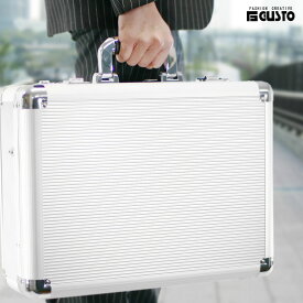 ビジネスバッグ メンズ GUSTO ガスト アタッシュケース A3 アルミ ブランド アタッシュ アルミニウム 2way ショルダーバッグ メンズ バッグ 斜めがけ 通勤バッグ 海外旅行バッグ メンズ ビジネスバッグ 21196