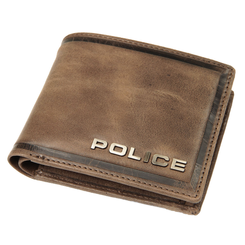 メンズファッション 財布、帽子、ファッション小物 楽天市場】POLICE ポリス EDGE エッジ二つ折り財布 メンズ 折りたたみ 