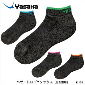 【Yasaka】E-159 へザードロゴYソックス［男女兼用］ヤサカ 卓球スポーツ 靴下 小物 アパレル ソックス レディース メンズ ユニセックス Mサイズ Lサイズ 通販