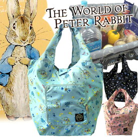 ピーターラビット 0619 レジカゴバッグ エコバック Peter Rabbit グッズ 雑貨 ショッピングバッグ お買い物バッグ 撥水加工 うさぎ コンビニ 畳める _LC30yb