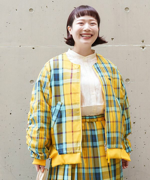 楽天市場】as know as チェック流れ刺繍リバBZ レディース 大きい 