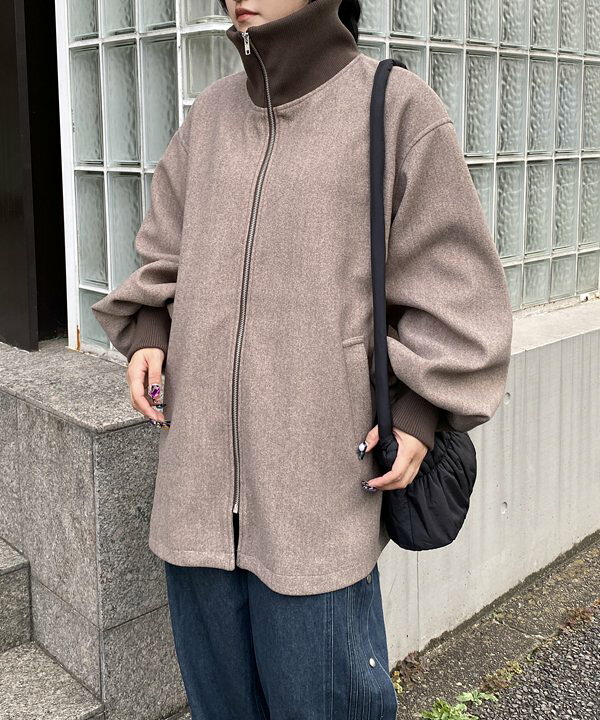 楽天市場】as know as リブカラーZIPコート レディース コート 
