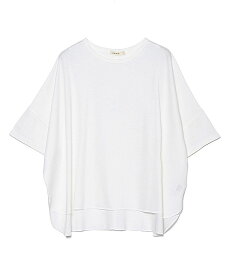 as know as 綿でひんやりのPO レディース トップス カットソー 半袖 プルオーバー 接触冷感 ひんやり 半袖 ゆったり BIGシルエット 涼しい 風を通す さらり アノネネ