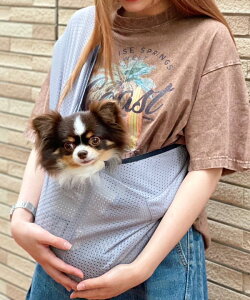 as know as メッシュスリングM 犬 スリング メッシュ クール加工 軽量 かわいい おしゃれ 犬グッズ ドッググッズ デワン