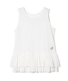 as know as どう着ても3in1タンク レディース トップス カットソー キャミ タンク タンクトップ 接触冷感 吸水速乾 UVカット 機能素材 トリプルメリット カット カットソ タンク TK レイヤード ワッペン ティアード フリル 涼しい ドゥバズ