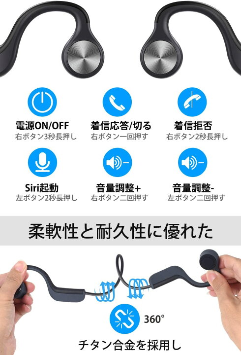 楽天市場】＼COUPON☆P5倍で⇒実質4,636円／ ワイヤレスイヤホン 骨 