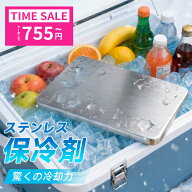 63%OFFクーポン【755円〜!!】 保冷剤 ステンレス S M 2サイズ 最強 ステンレス保冷剤 驚きの保冷力 長時…