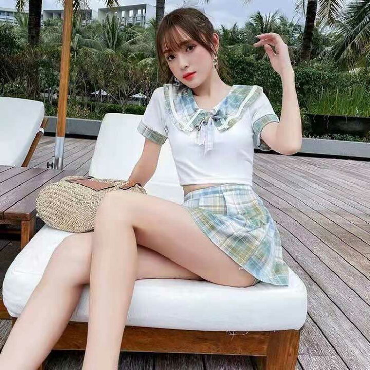 女子高校生　水着 
