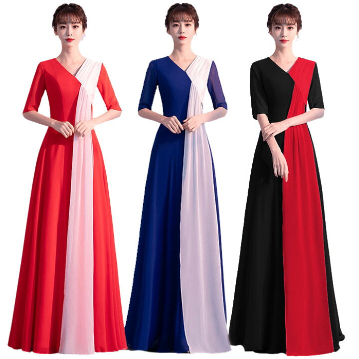 楽天市場】レディースフォーマルドレス ロング丈 ワンピース  