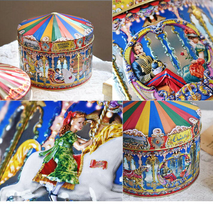 楽天市場 チャーチル メリーゴーランド缶 ショートブレッド ティン缶入り おしゃれ かわいい Churchill S Carousel カルーセル缶 ブリキ缶 レトロ缶 お菓子 クッキー ビスケット イギリス土産 おもたせ 手土産 スイーツ ギフト プレゼント 誕生日 Fd795 Montagne 楽天