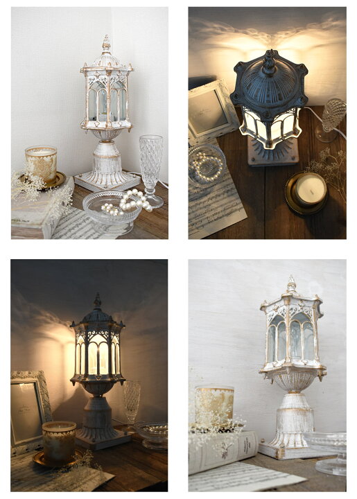 楽天市場】アンティーク調 スタンドライト LED対応 E26口径 卓上ライト  