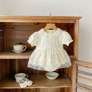 ベビードレス 夏 女の子 赤ちゃん ロンパース ワンピース ベビー ドレス ハーフバースデー ベビー服 新生児 半袖 退院着 春夏 チュールドレス セレモニードレス レース かわいい おしゃれ ハ