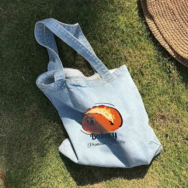 トートバッグ エコバッグ かごバッグ レディース シンプル/スクエア デニム生地 柄物 おしゃれ鞄 バッグ ハンドバッグ 軽量 お出かけ キャンプ レジャー 上品 大人 かわいい
