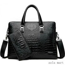 楽天 クロコダイル ショルダー バッグ メンズ ZELE-PARIS ゼルパリ 